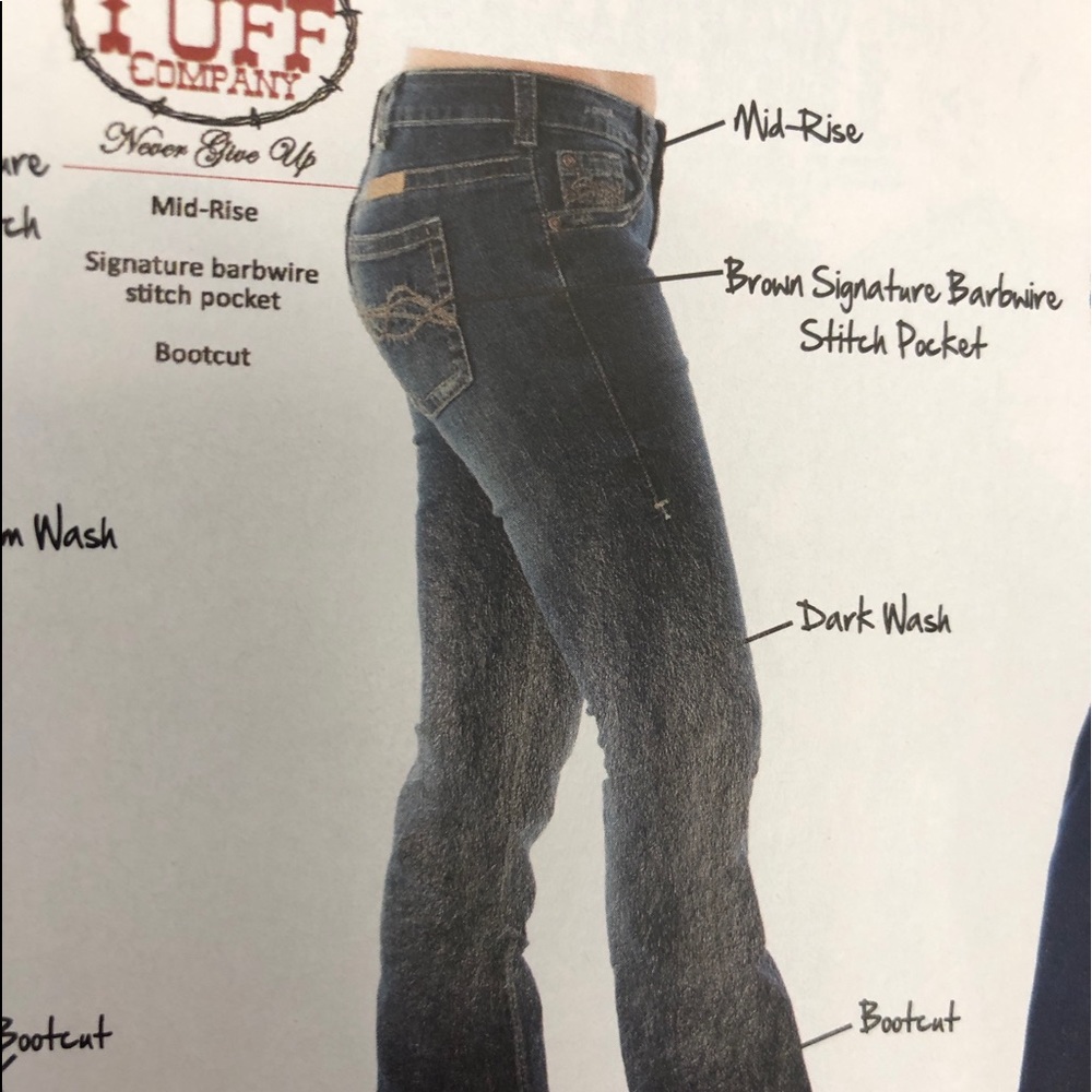 Cowgirl Tuff jeans. Don’t fence me in